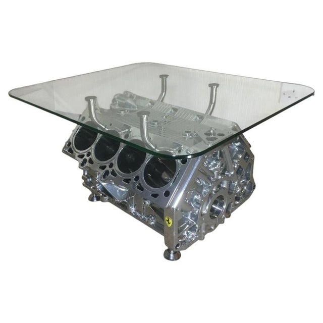 Ferrari V8 Engine Block Coffee Table For Sale - Image 10 of 11