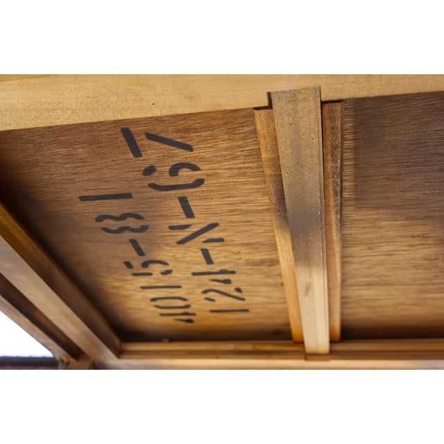 Mid Century Modern Walnut Writing Desk For Sale - Image 9 of 10