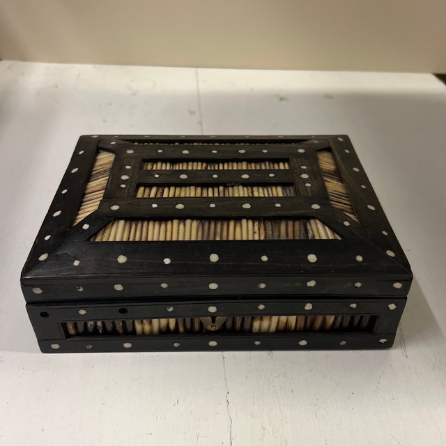 Antique Anglo-Indian Porcupine Quill Box