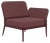 Cover Burgundy Left Modular Sofa by Mowee For Sale