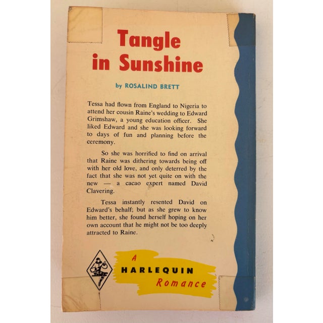 Tangle in Sunshine by Rosalind Brett Rare Harlequin Printing Book # 839 Published July 1964 TANGLE IN SUNSHINE by Rosalind...