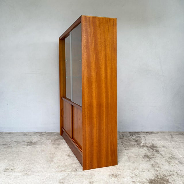 Mid-Century Modern Teak Glazed Display Cabinet by Herbert Gibbs, 1960s For Sale - Image 3 of 11