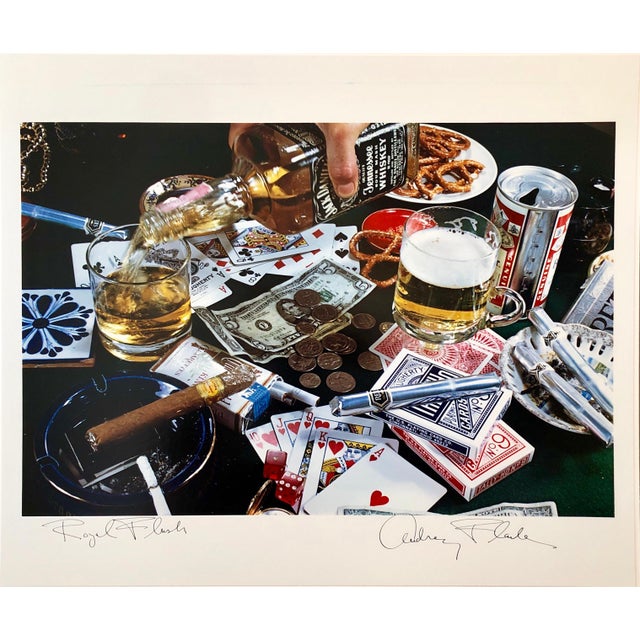 Photorealism Audrey Flack, Pop Art Vintage Color Photograph Dye Transfer Print "Royal Flush" Audrey Flack, 1984 For Sale - Image 3 of 10
