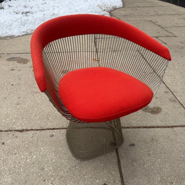 Pair of Warren Platner for Knoll Dining Chairs C1970s For Sale - Image 9 of 13