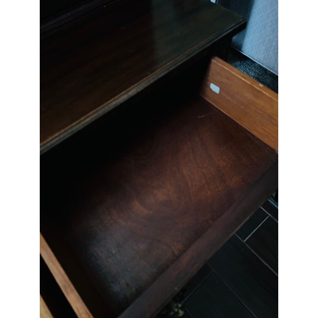 This item looks like a vintage mahogany secretary desk. Dovetail work Type: Slant front desk with interior compartments...