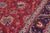 Textile Floral Persian Vintage Tabriz Red/Purple Wool Rug - 9'7'' X 13'1'' For Sale - Image 7 of 10