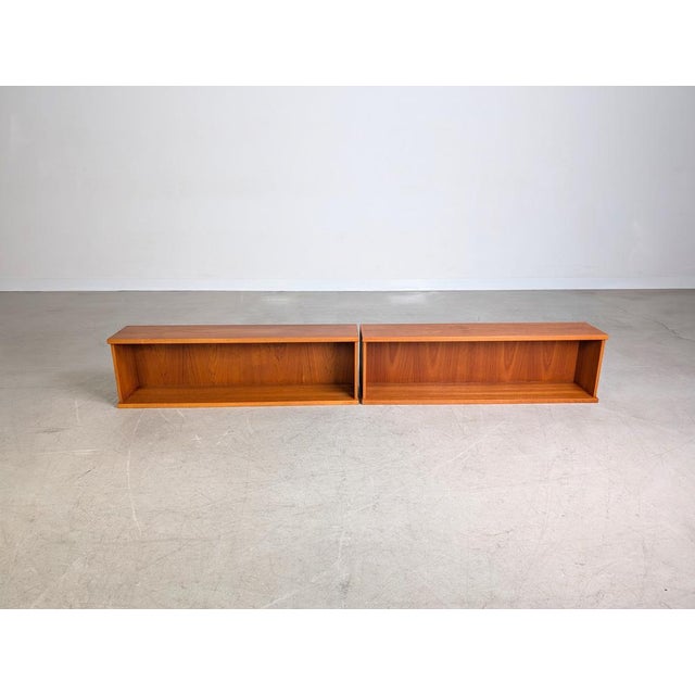 Wood Mid-Century Teak Wall Units by P.B. Lutherson, Set of 2 For Sale - Image 7 of 9