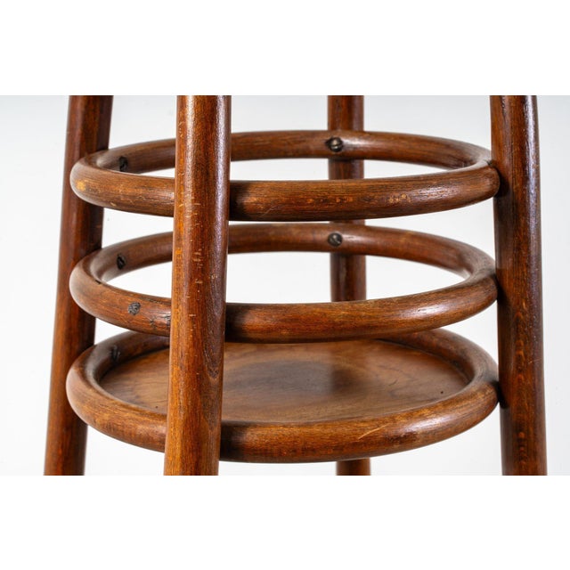 Beech Pedestal from Jacob & Josef Kohn, 1890s For Sale - Image 10 of 16