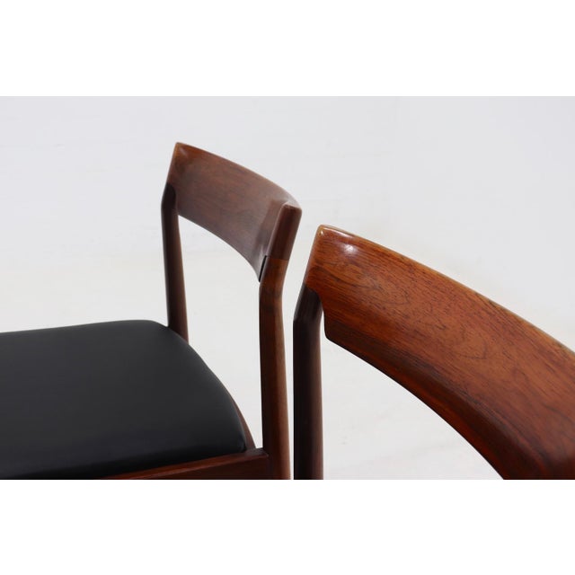 Vintage Danish Rosewood Dining Chairs, 1960s, Set of 4 For Sale - Image 4 of 15