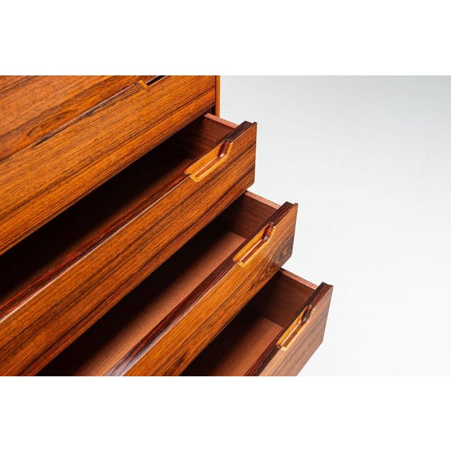 Rosewood Chest of Drawers by Svend Langkilde for Langkilde Møbler, Denmark, 1960s For Sale - Image 12 of 13