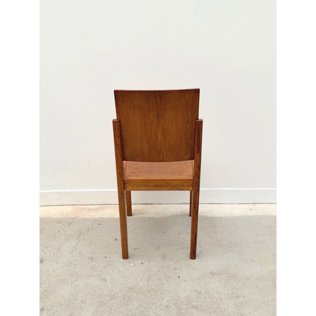 Wood Vintage Wooden Chair, France, 1950 For Sale - Image 7 of 11