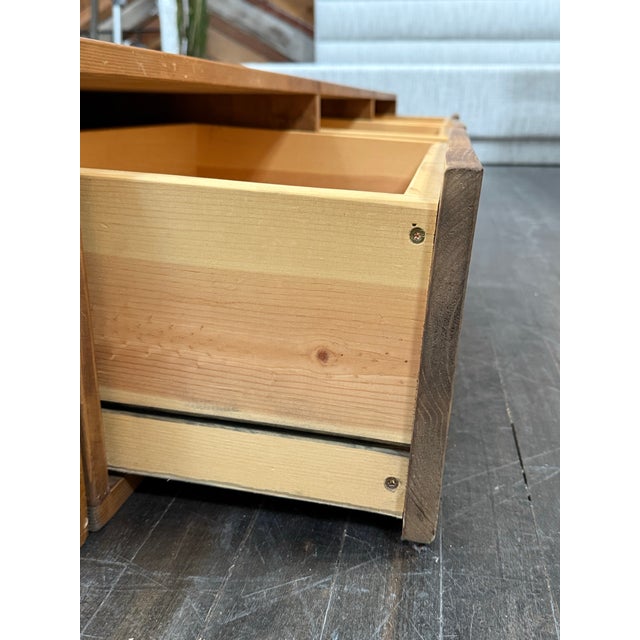 Eastern King Size Custom Six Drawer Platform Bed For Sale - Image 11 of 12