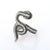Metal 18k Gold Serpent Ring Size 7 With 3.8 Carats Natural Diamond Accents by VRJewels For Sale - Image 7 of 17