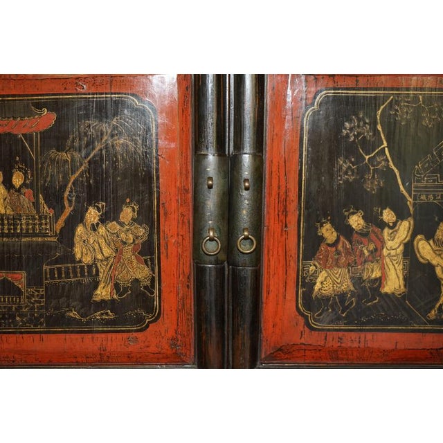 Antique Chinese Export Compound Cabinet, 1920 For Sale - Image 10 of 18