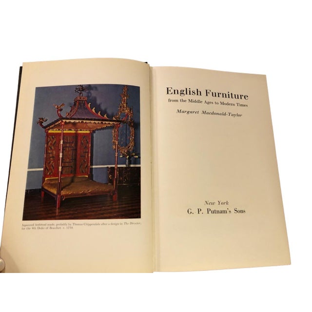 Illustration 1966 First Edition Hardcover “English Furniture From the Middle Ages to Modern Times” by MacDonald-Taylor For Sale - Image 3 of 12