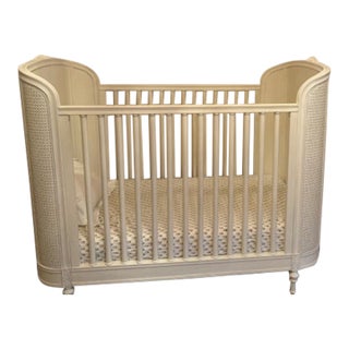 Restoration Hardware Cane Panel Crib For Sale