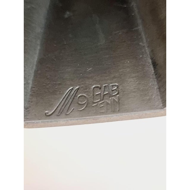 Vintage Swedish Candleholders in Pewter from Gab, 1962, Set of 2 For Sale - Image 4 of 8