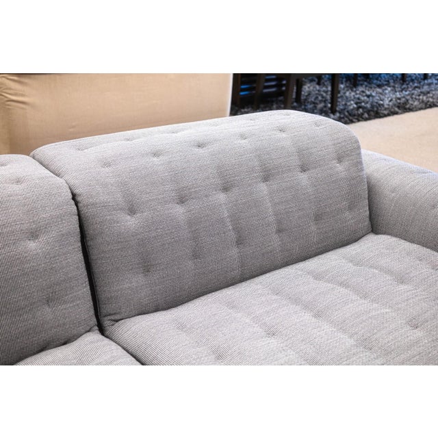 Wood Sacha Lakic for Roche Bobois Satellite 3 Contemporary Three-Seat Sofa With Electric Recline For Sale - Image 7 of 11