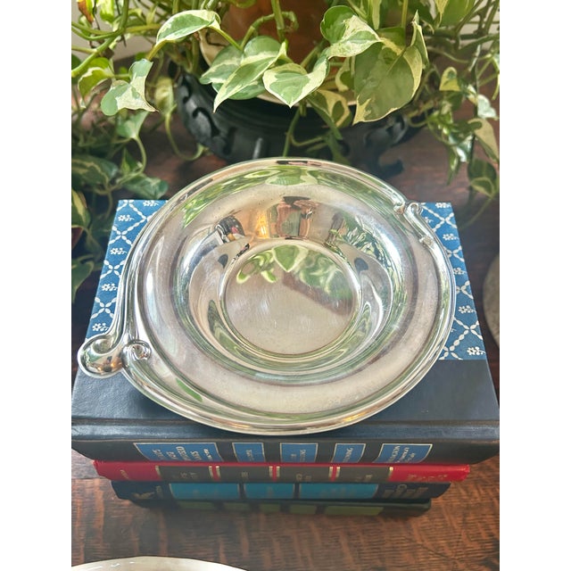 These vintage silver plate pieces have old world charm but are so versatile in today’s homes. This candy or trinket dish...