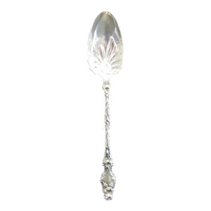Rare Whiting Solid Sterling Silver Lily Pattern Stuffing Spoon Circa 1902