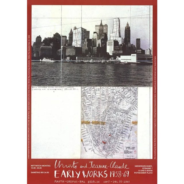 Artist: Javacheff Christo Title: Lower Manhattan (1964) Year: 2001 Signed: No Medium: Offset Lithograph Paper Size: 33 x...