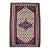 Vintage Senneh Kilim Area Rug, Handwoven Wool, Floral Pattern, Ivory & Red, 3x5 For Sale