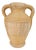 Mid-Century Terracotta Amphora Jar Vase with Handles, 1950s For Sale
