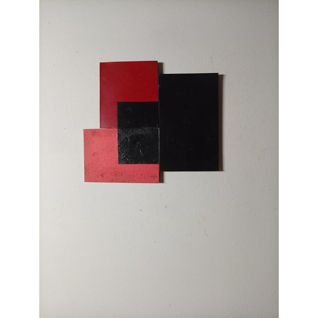 Contemporary Abstract Tempera and Aerosol on Metal "N 13" by Andre Debono For Sale - Image 6 of 10