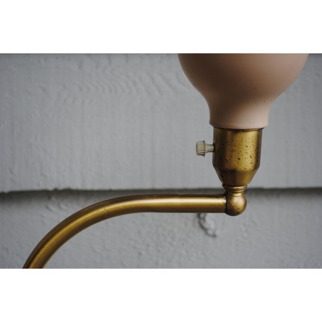Beige Mid-Century Modern Sight Light Adjustable Floor Lamp - Flying Saucer For Sale - Image 8 of 10
