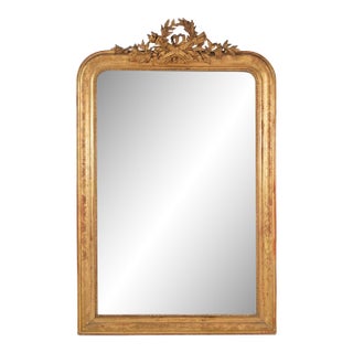 Antique European French Louis Philippe Wall Mirror For Sale