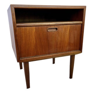1960s In Style of Arne Vodder Odense Danish Teak Nightstand For Sale
