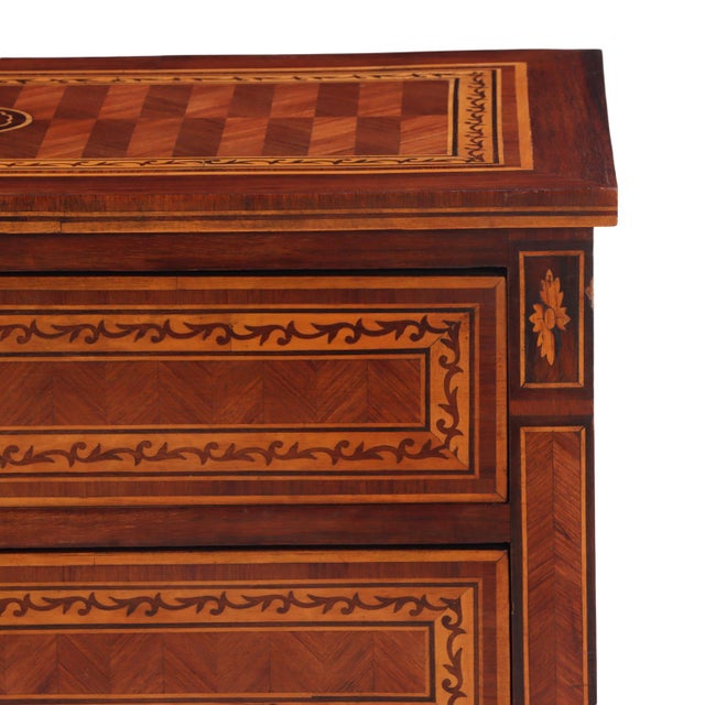 Italian Inlaid Four-Drawer Commode, C. 1920 For Sale - Image 4 of 8