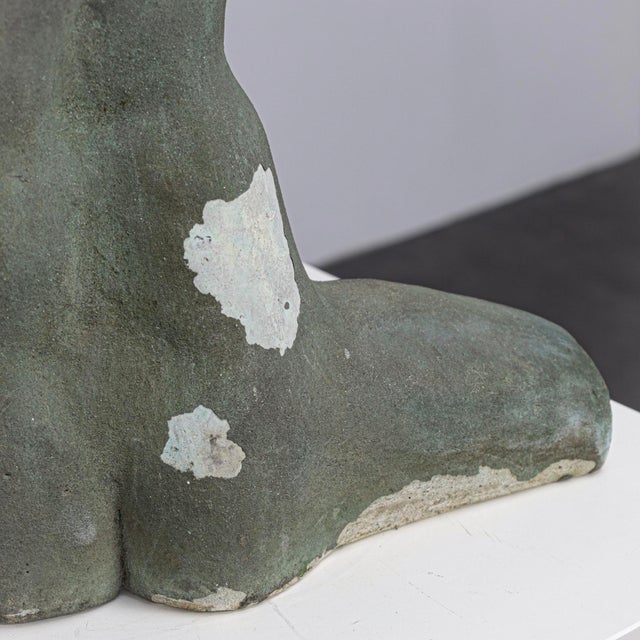 Green Francine Govers, Female Torso Sculpture, 1990s, Concrete For Sale - Image 8 of 10