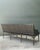 Wood Vintage Leather Cushion Cane Settee For Sale - Image 7 of 17