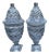 Georgian Anglo-Irish Cut-Glass Lidded Urns attributed to Waterford, 1820, Set of 2 For Sale