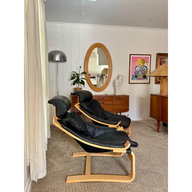 A Sculptural Set of Kroken “Pigeon” Armchairs Attributed to Åke Fribytter for Nelo Möbel, Circa 1970s For Sale - Image 10 of 12