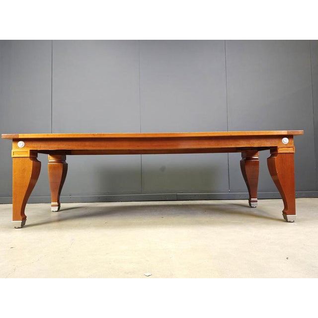 Mensa Magna Dining Table attributed to Leon Krier for Giorgetti, 1990s For Sale - Image 9 of 15