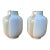 A Pair of Mid-Century Modern Two-Tone Studio Pottery Ceramic Vases.Circa 1970s For Sale