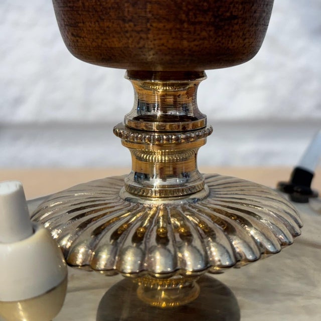 Vintage Scandinavian 32060 Table Lamp by Bertil Brisborg for Nordiska Kompaniet, 1940s For Sale - Image 11 of 14