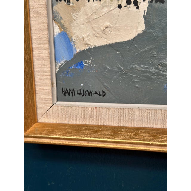 Hans Osswald, Kvarnvägen, 1950s, Oil Painting on Canvas, Framed For Sale - Image 9 of 18