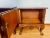 Mid 20th Century Pair of Carved Wood French Style Nightstands End Tables Figured Veneer Cabinets For Sale - Image 6 of 12