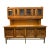 "Contempora" Mid-Century Modern Two-Piece Credenza and Hutch by J.l Metz For Sale