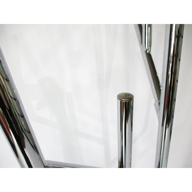 Post Modern Chrome Tree Styled Coat Hat Rack For Sale - Image 9 of 13