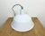Industrial White Enamel Pendant Lamp from Emax, 1960s For Sale - Image 10 of 13