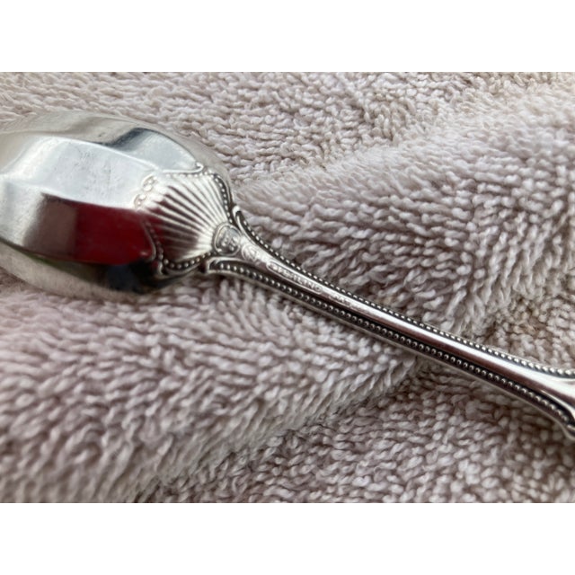 1906 Sterling Silver Teaspoon, Engraved With Name Grace, Delicate Shell Pattern For Sale - Image 13 of 18