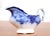 Antique Flow Blue Porcelain Sauce Boat by John Maddock in the Dainty Pattern For Sale In Providence - Image 6 of 8