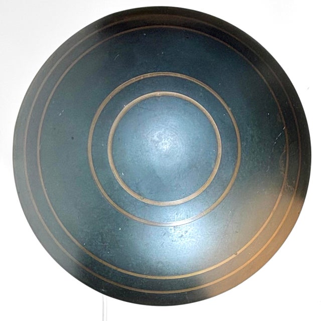 Green Vintage Swedish Grace Mermaid Table Lamp in Bronze from Malmö Metallvarufabrik, 1930s For Sale - Image 8 of 15