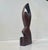 Vintage Abstract Teak Sculpture of Praying Woman, 1970s For Sale - Image 4 of 7