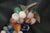 Multicolor Stone Grape Bunch, 1990s, in Very Good conditions. Designed 1990 to 1999