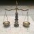 James Mont 1940s Japanese Green Marble & Bronze Scales of Justice For Sale - Image 4 of 13